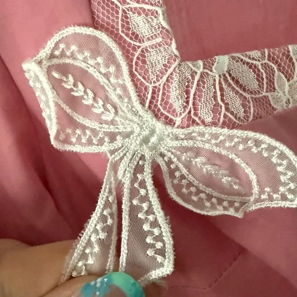 ✨ Vintage Prairie Square Dance Dress Bundle Lace Ruffle Cottagecore XS - Picture 8 of 11